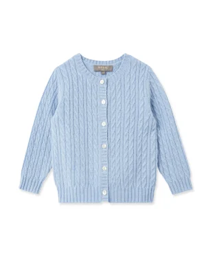 N.Peal Baby*Cable Cashmere Cardigan