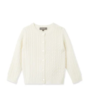 N.Peal Baby*Cable Cashmere Cardigan