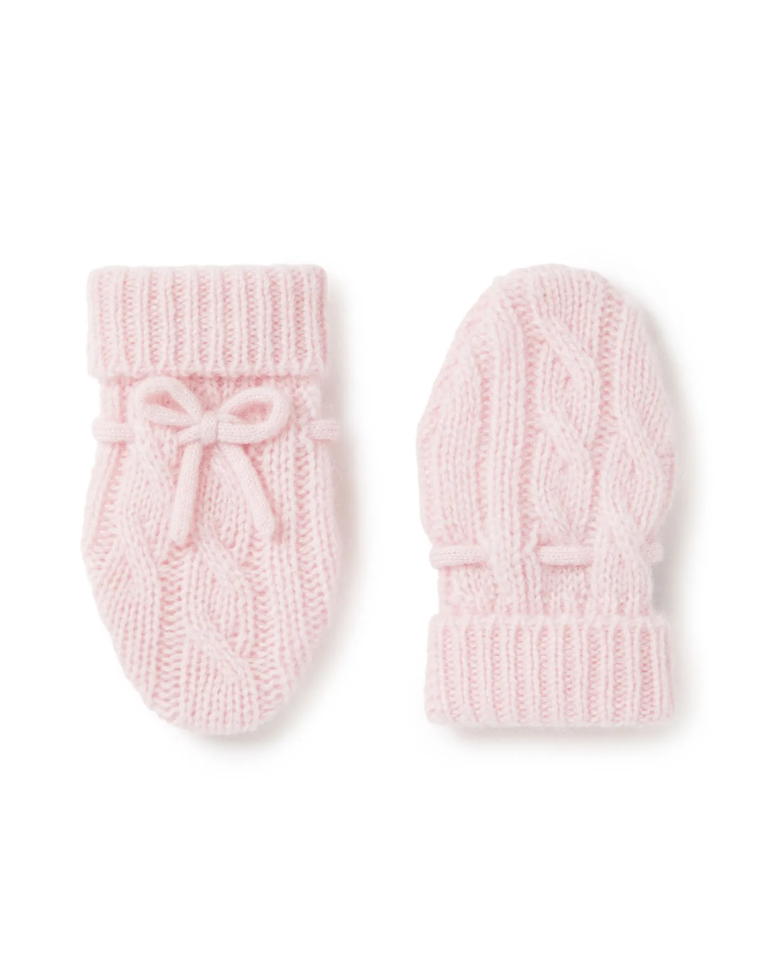 N.Peal Baby*Cable Cashmere Mittens