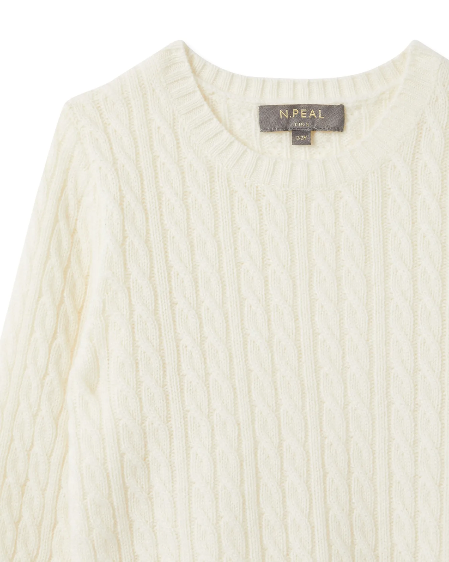 N.Peal Baby*Cable Cashmere Sweater