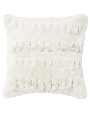 Women N.Peal Homeware | Homeware*Chunky Ribbed Cushion With Fur