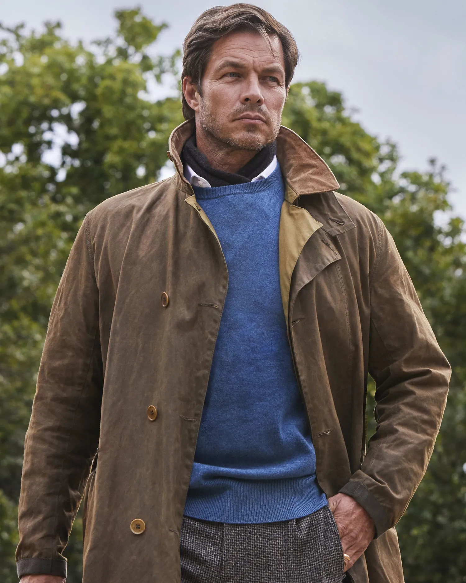 N.Peal Scarves | Skyfall*007 Herringbone Cashmere Scarf