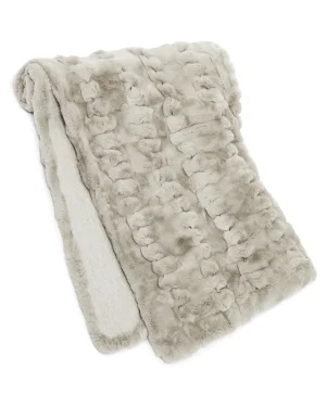 Women N.Peal Homeware | Homeware*Knitted Fur Blanket
