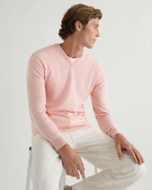 Women N.Peal Pink | Pink*Men's Burlington V Neck Cashmere Sweater