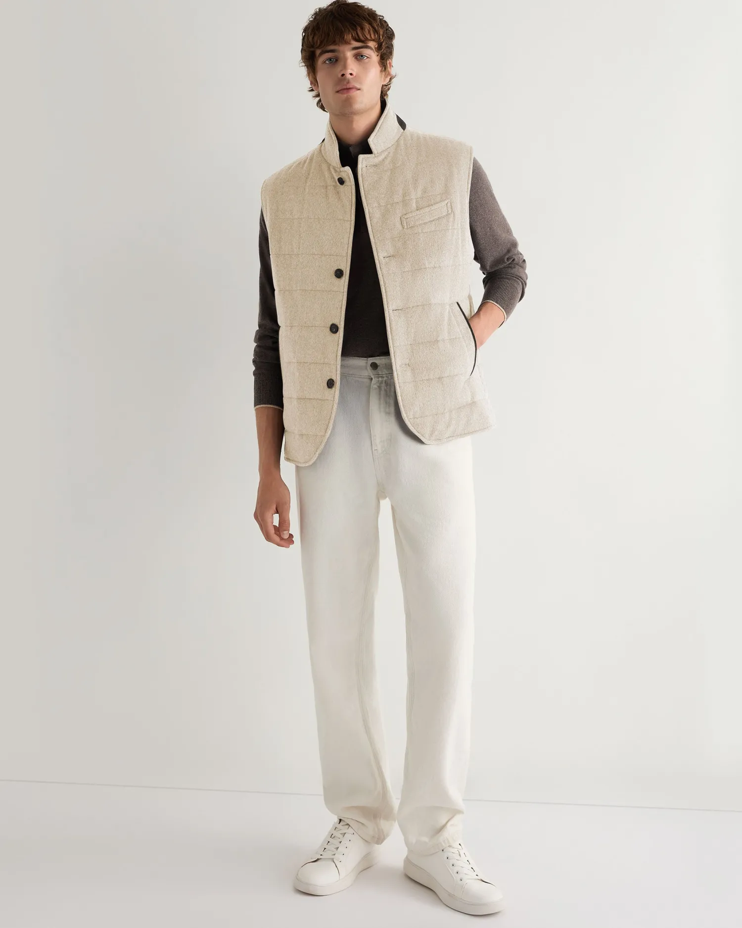 Women N.Peal Brown | Brown*Men's Calgary Cashmere Gilet