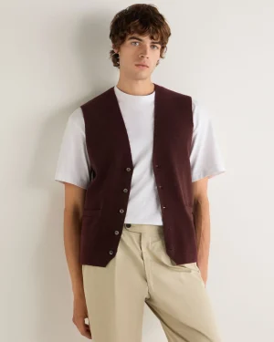 Women N.Peal Red | Red*Men's Chelsea Cashmere Waistcoat