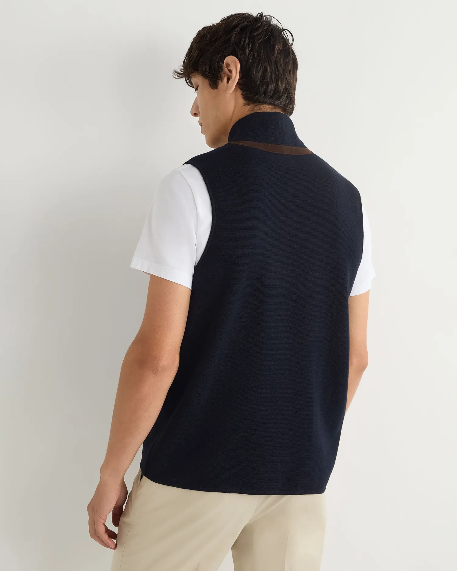 Women N.Peal Navy | Navy*Men's Cotton Blend Gilet