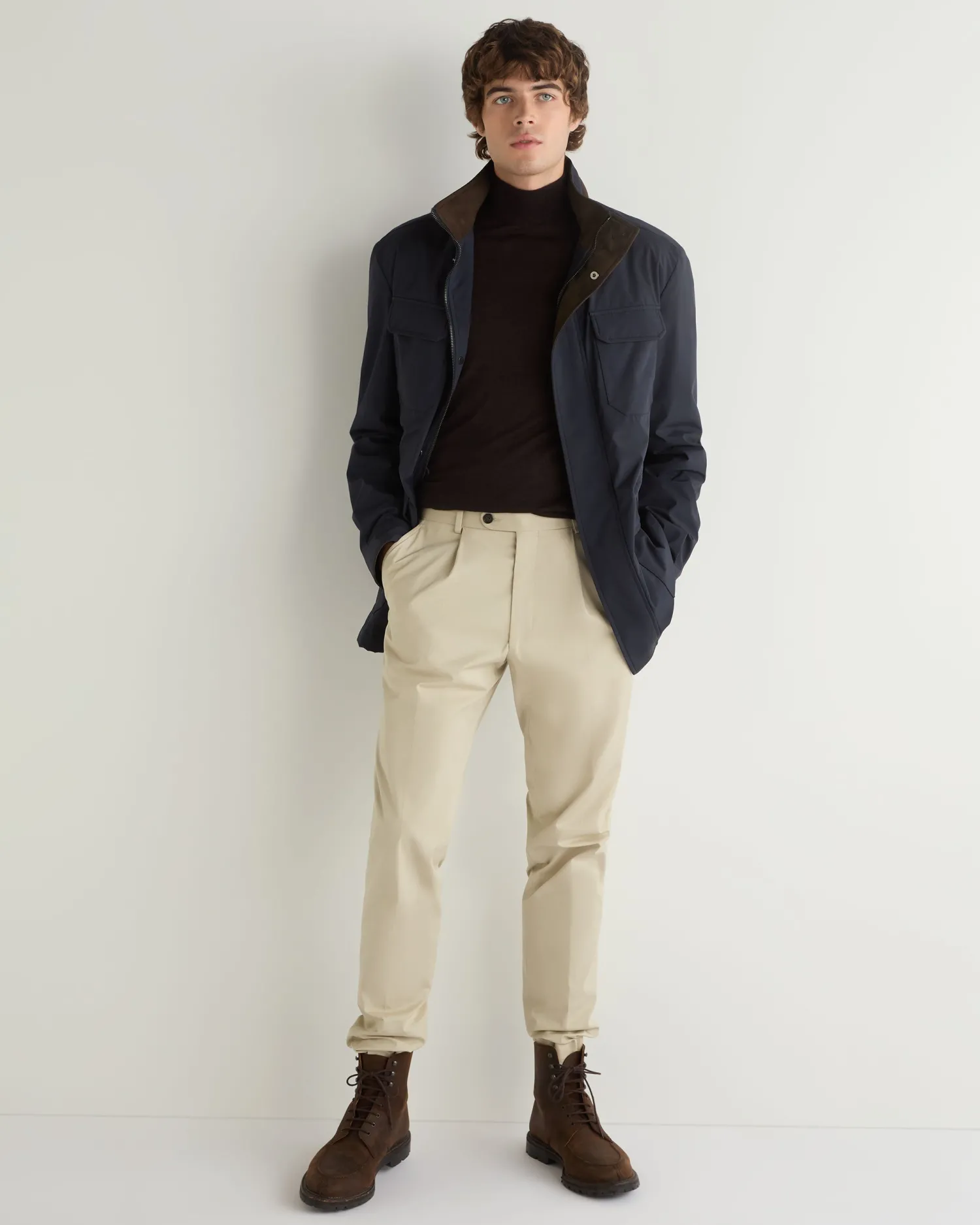 Women N.Peal Brown | Brown*Men's Fine Gauge Cashmere Turtle Neck Sweater