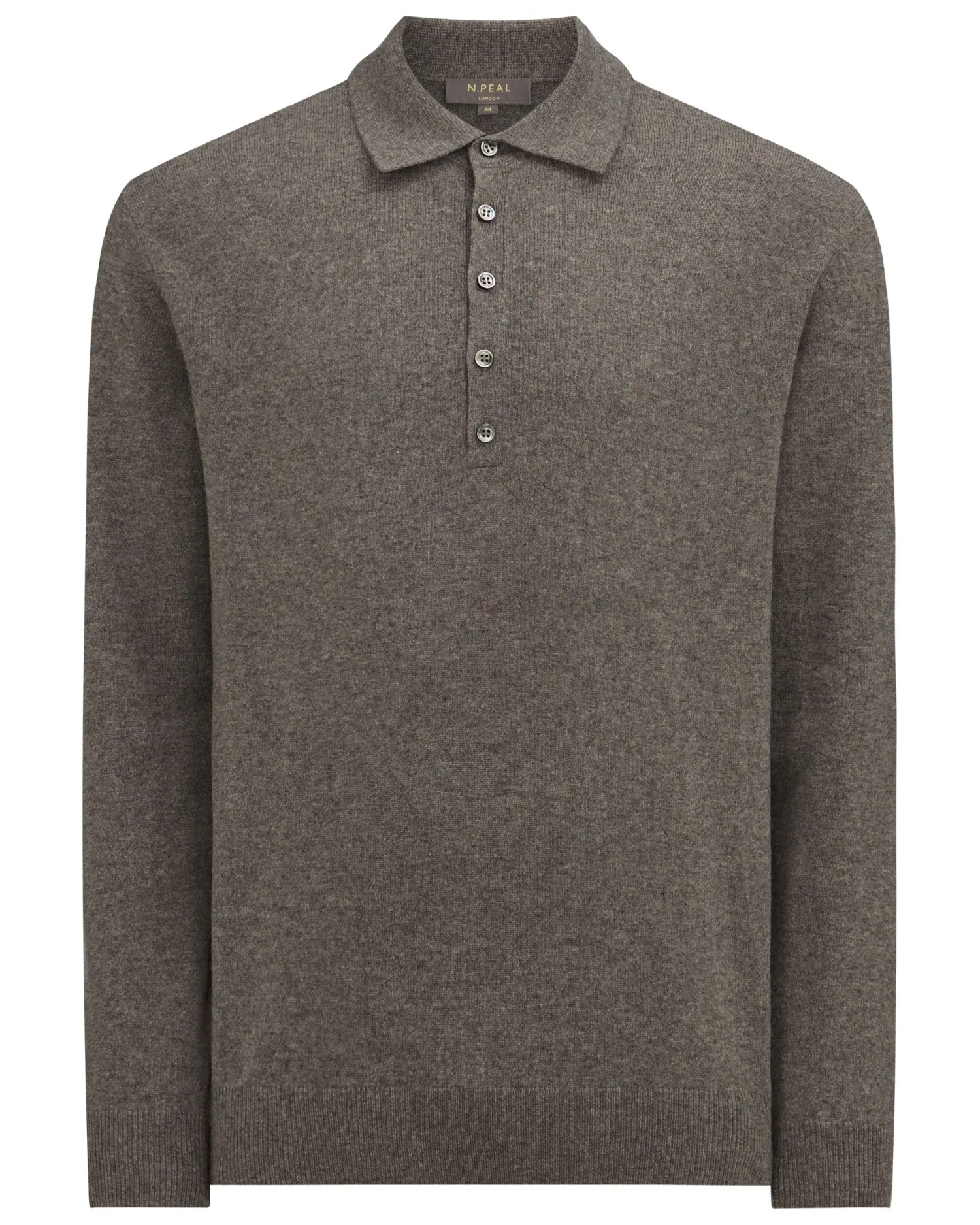 Women N.Peal Natural | Natural*Men's Greenwich Cashmere Polo Shirt