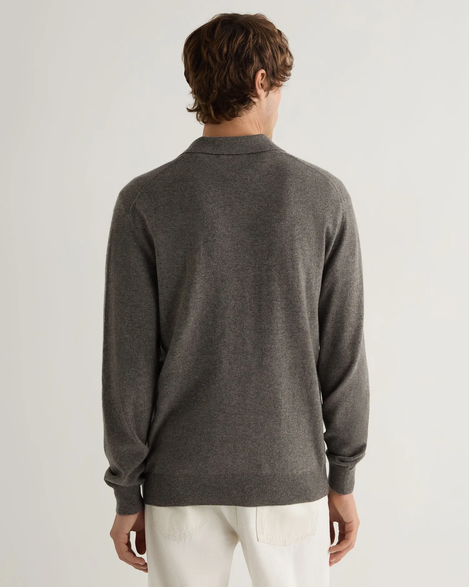 Women N.Peal Natural | Natural*Men's Greenwich Cashmere Polo Shirt