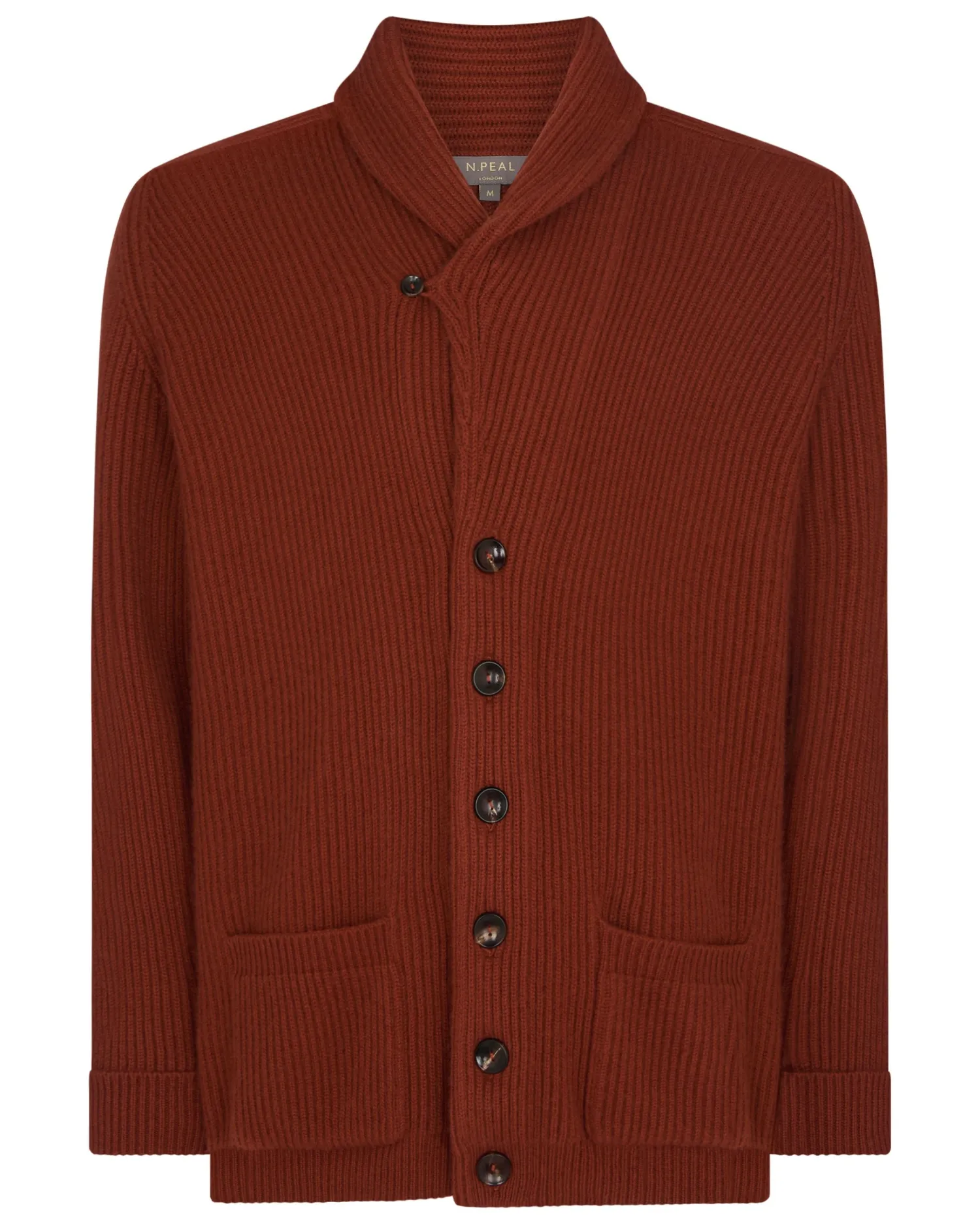 Women N.Peal Orange | Orange*Men's Kensington Cashmere Cardigan