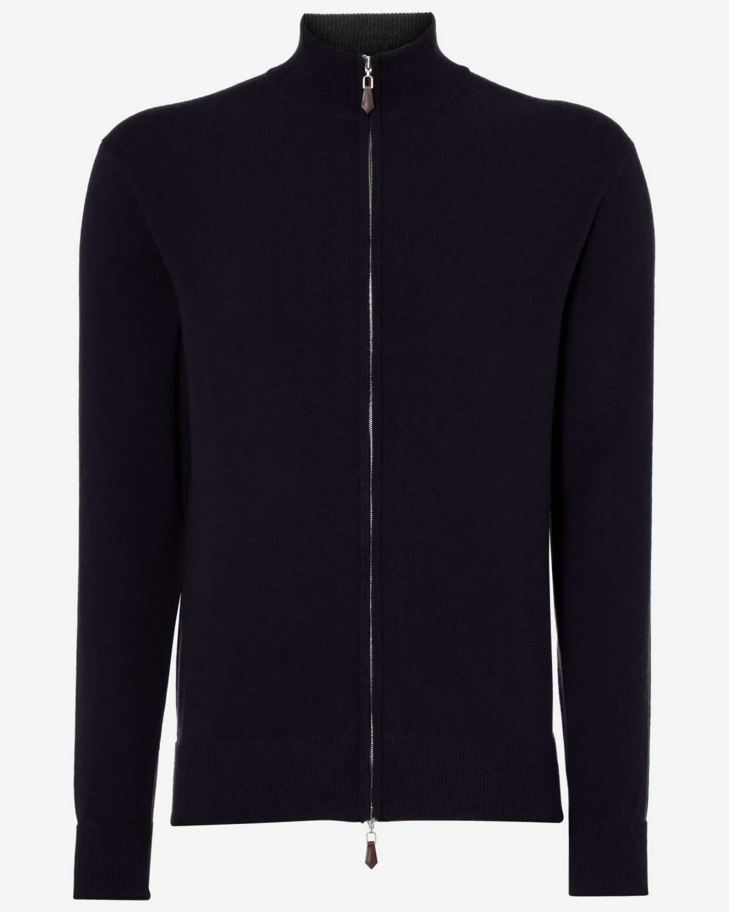 Women N.Peal Blue | Blue*Men's Knightsbridge Full Zip Cashmere Sweater