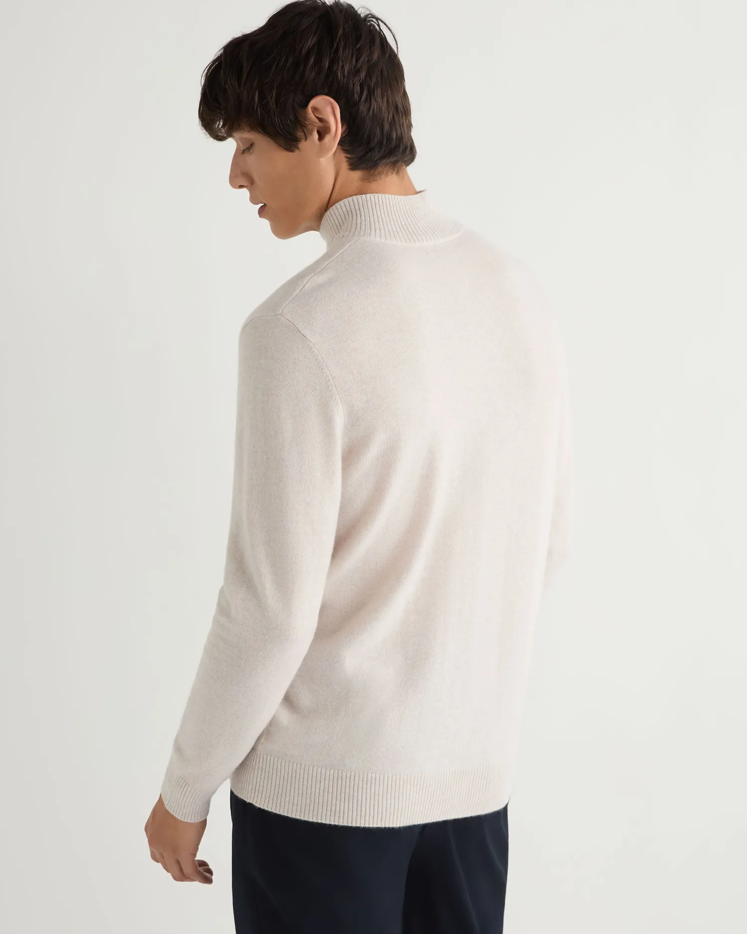 Women N.Peal White | White*Men's Mayfair Turtle Neck Cashmere Sweater