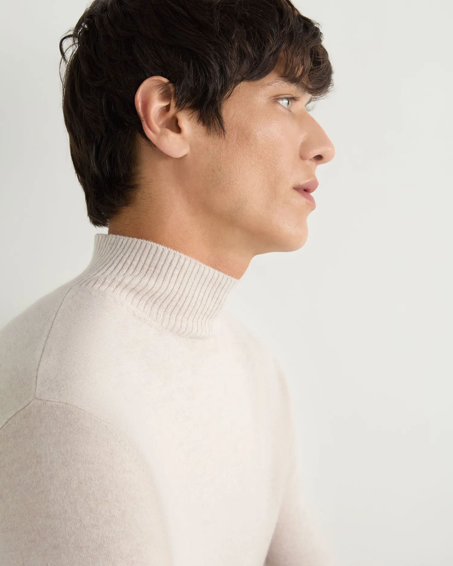 Women N.Peal White | White*Men's Mayfair Turtle Neck Cashmere Sweater