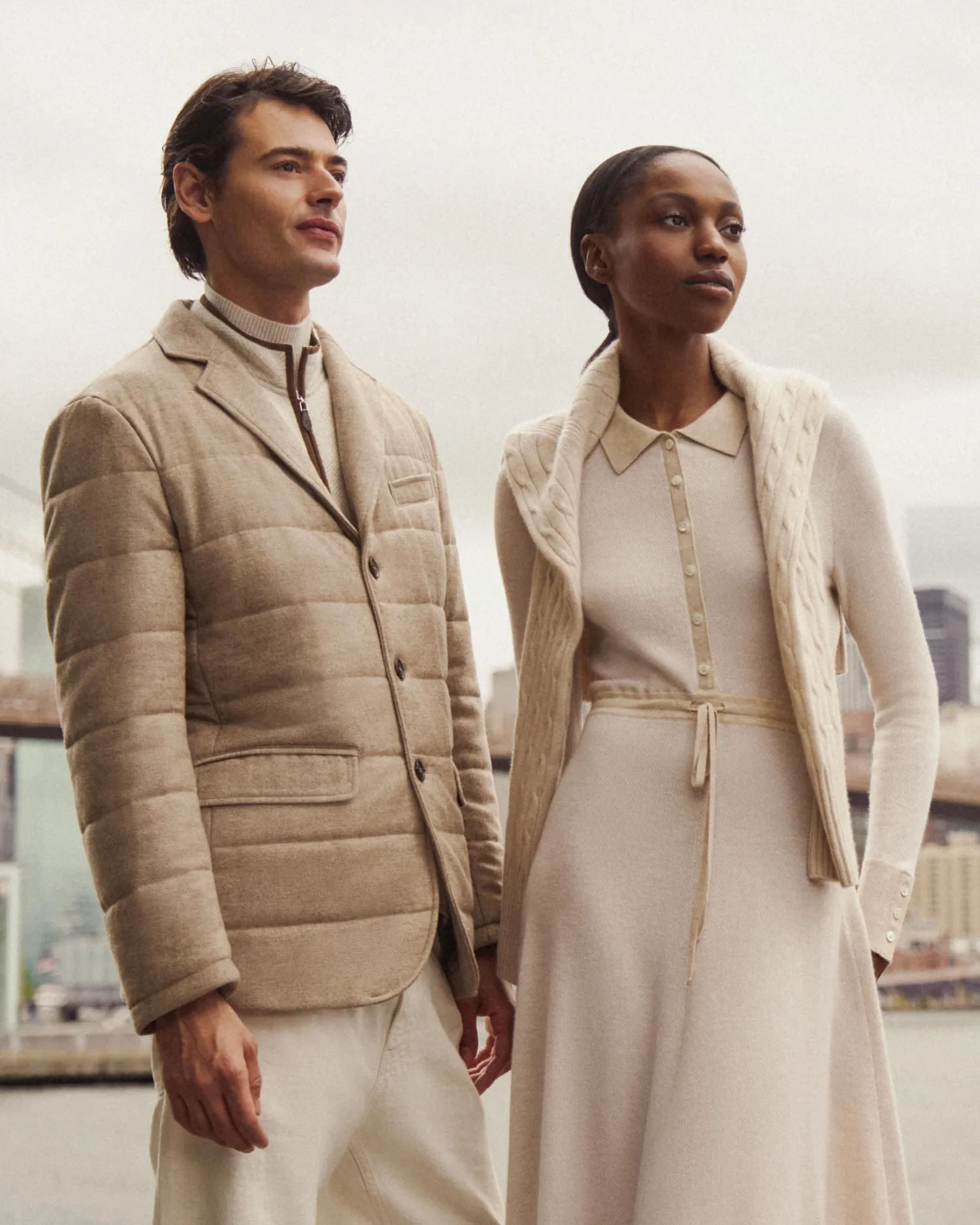 Women N.Peal White | White*Men's Mayfair Turtle Neck Cashmere Sweater