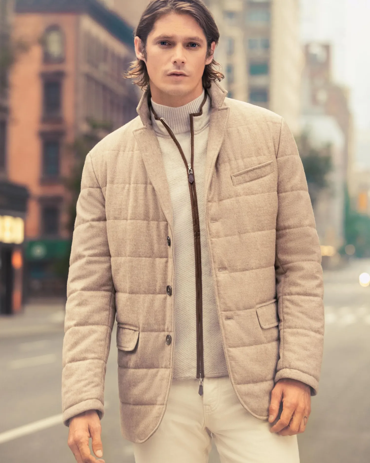 Women N.Peal White | White*Men's Mayfair Turtle Neck Cashmere Sweater