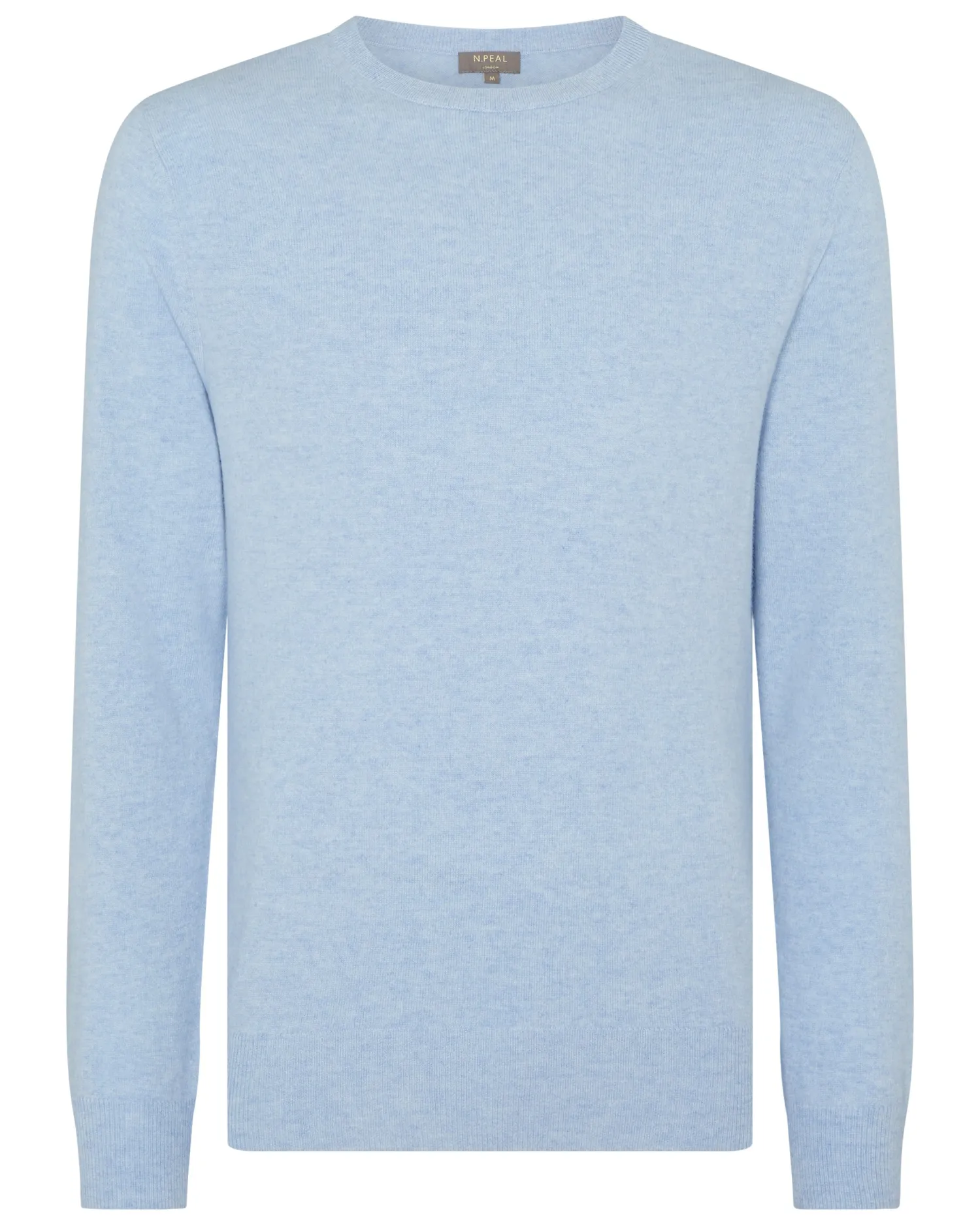 Women N.Peal Blue | Blue*Men's Oxford Round Neck Cashmere Sweater