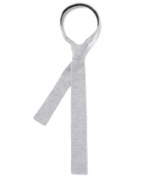 N.Peal Ties*Men's Plain Knitted Cashmere Tie