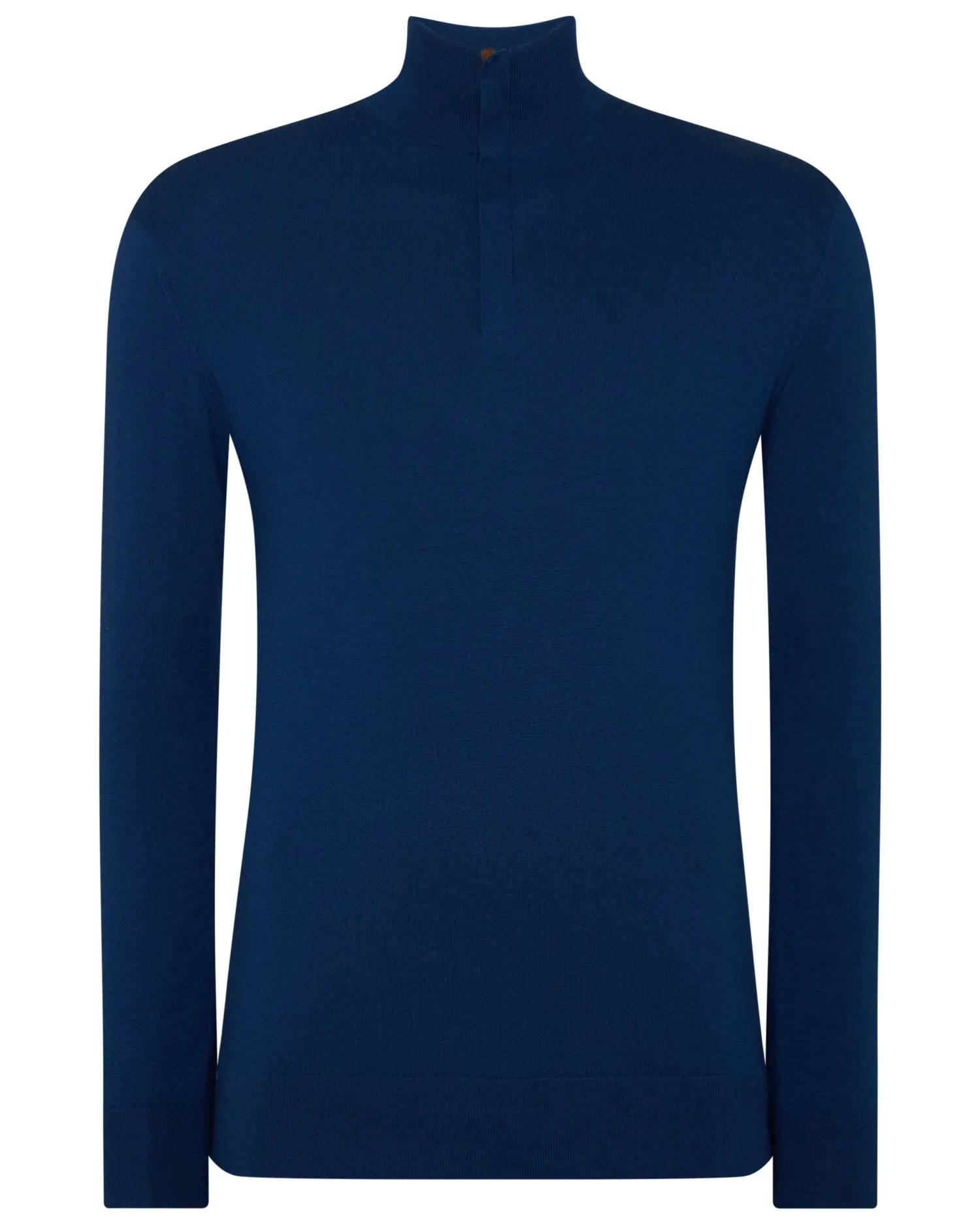 Women N.Peal Blue | Blue*Men's Regent Fine Gauge Cashmere Half Zip Sweater