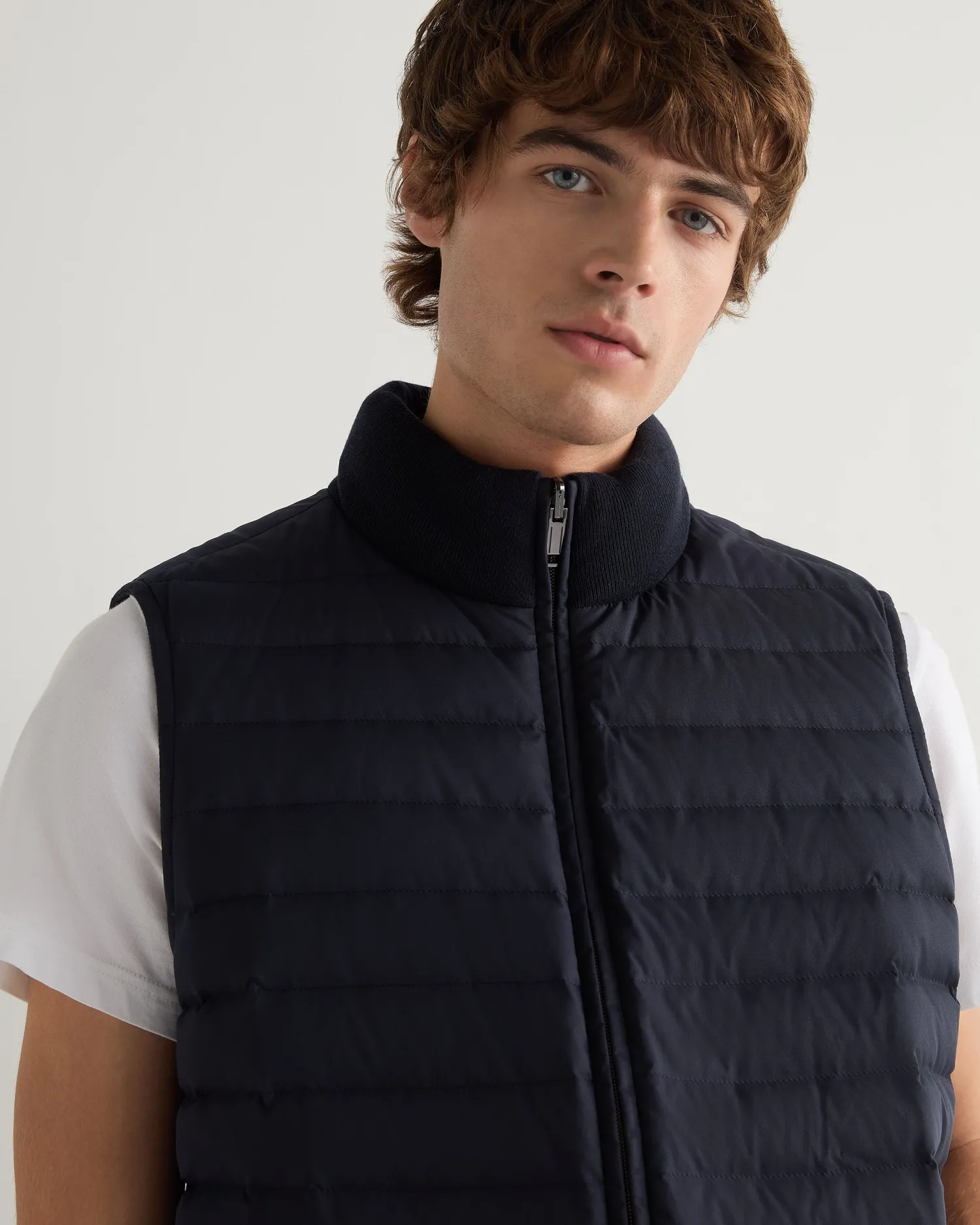 Women N.Peal Navy | Navy*Men's Reversible Cotton Blend Gilet