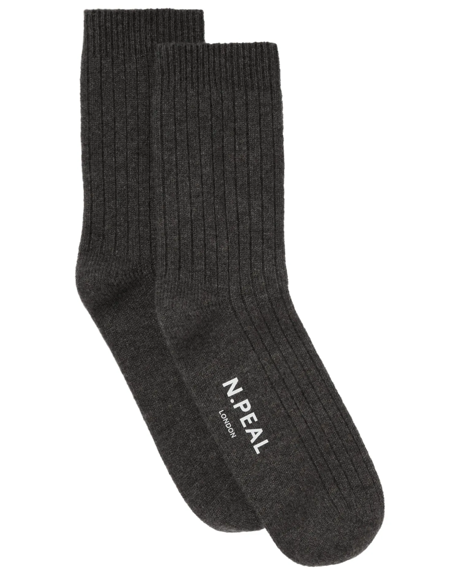 N.Peal Homeware | Socks & Slippers*Men's Rib Cashmere House Socks