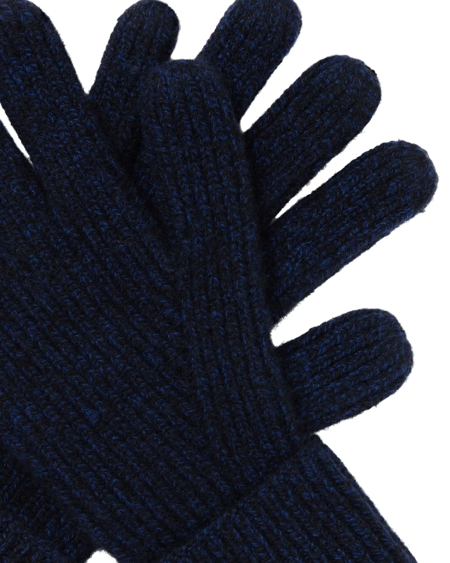 N.Peal Gloves*Men's Ribbed Cashmere Gloves