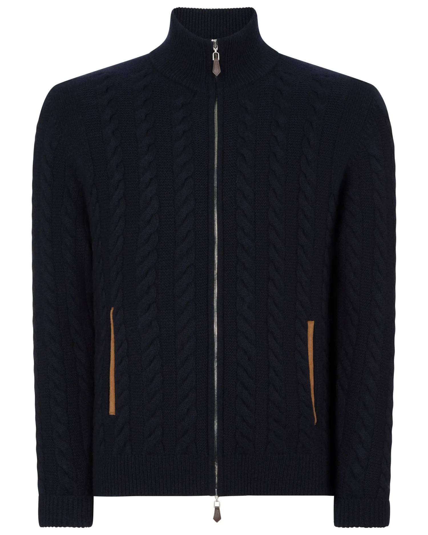 Women N.Peal Blue | Blue*Men's Richmond Cable Cashmere Cardigan