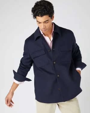Women N.Peal Navy | Navy*Men's Scala Cashmere Overshirt