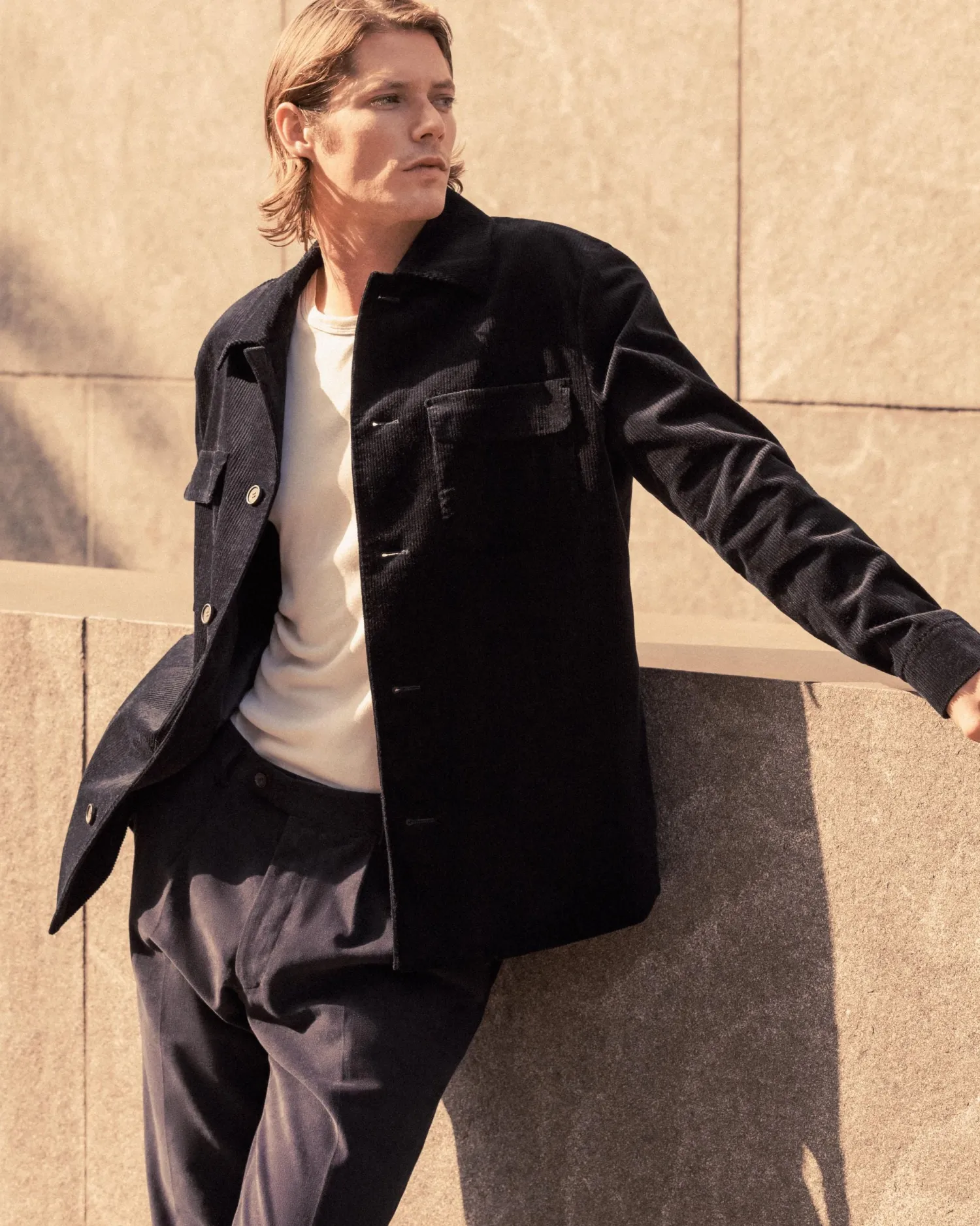 Women N.Peal Navy | Navy*Men's Scala Cord Overshirt