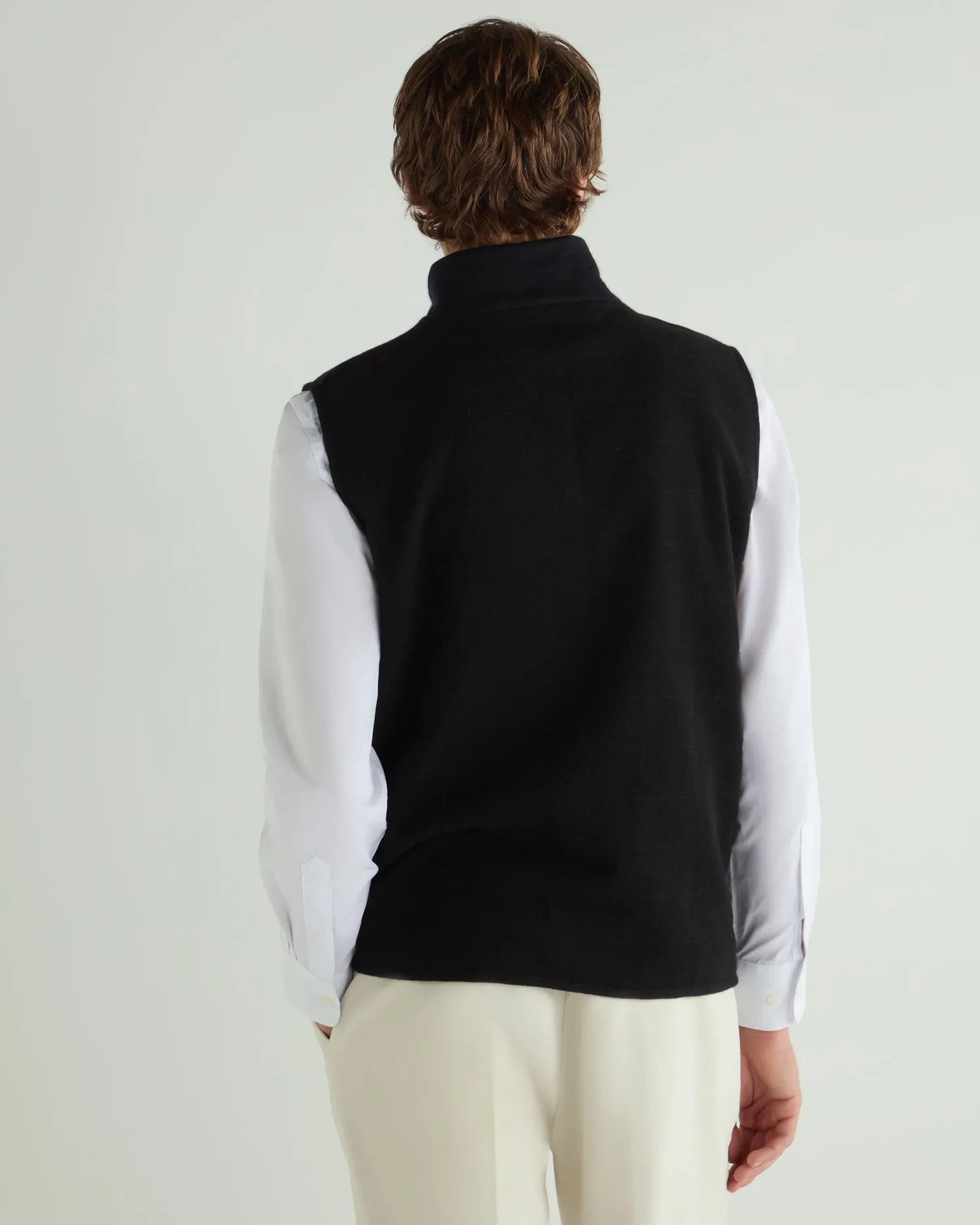 Women N.Peal Black | Black*Men's Smithfield Fine Gauge Cashmere Padded Gilet