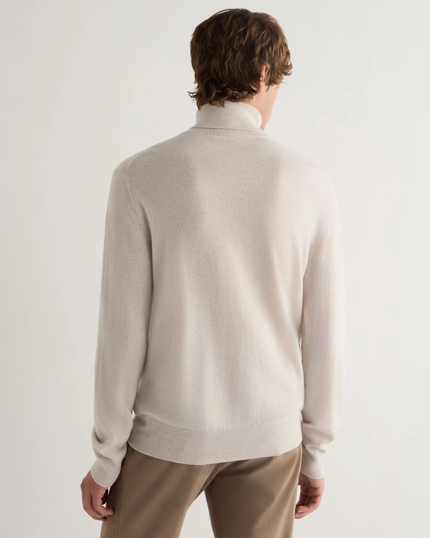Women N.Peal White | White*Men's Trafalgar Turtle Neck Cashmere Sweater