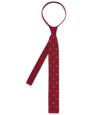 N.Peal Ties*Men's Tricot Pois Silk Tie