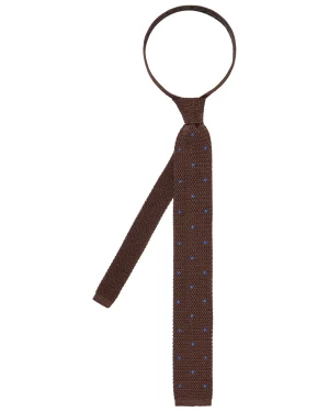 N.Peal Ties*Men's Tricot Pois Silk Tie