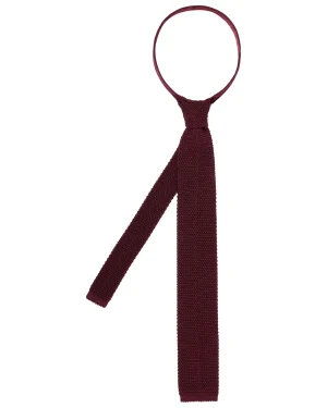 N.Peal Ties*Men's Tricot Solid Silk Tie