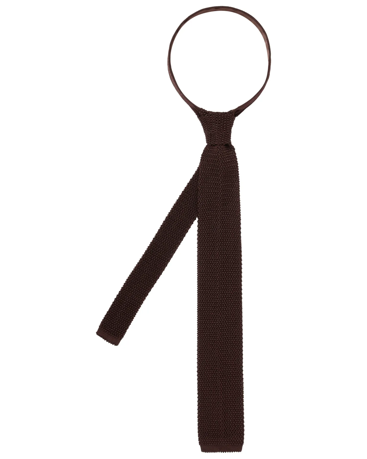 N.Peal Ties*Men's Tricot Solid Silk Tie