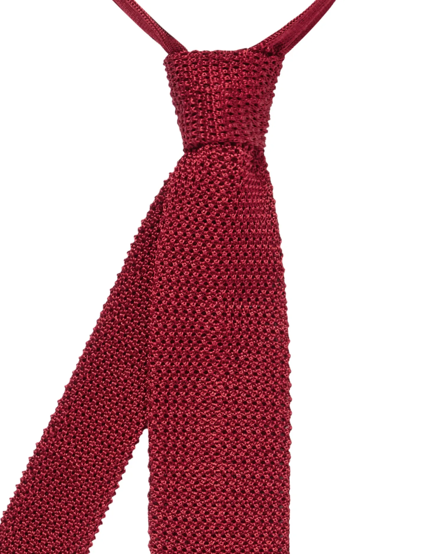 N.Peal Ties*Men's Tricot Solid Silk Tie