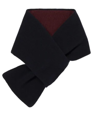 N.Peal Scarves*Men's Two Tone Small Cashmere Scarf