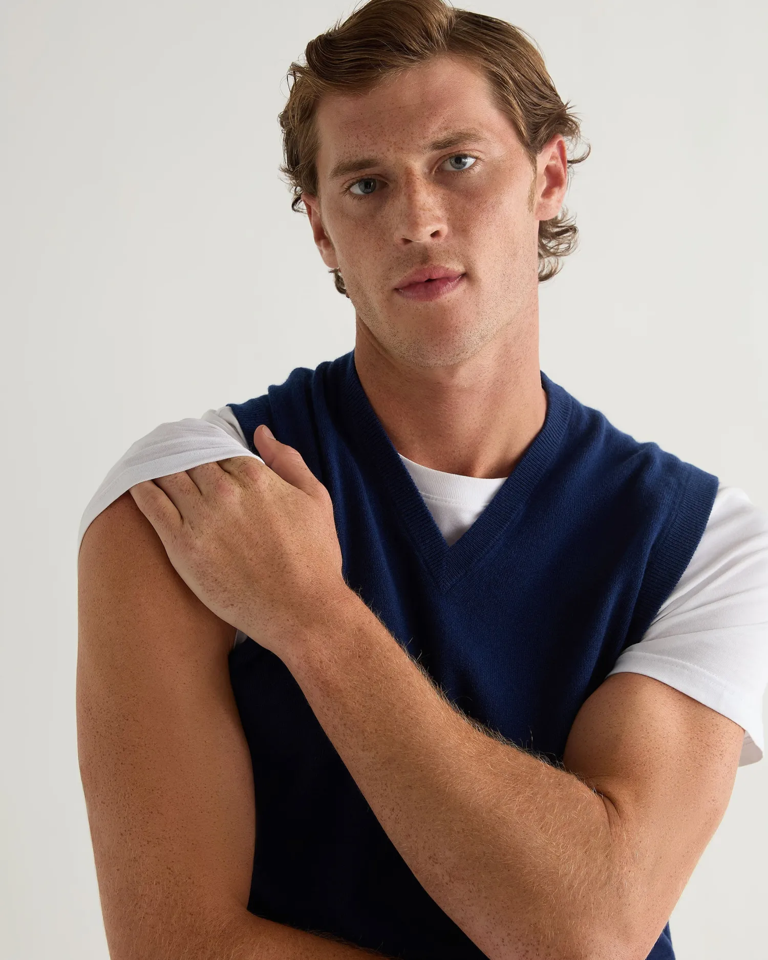 Women N.Peal Blue | Blue*Men's Westminster Cashmere Slipover