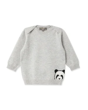 N.Peal Baby*Panda Cashmere Sweater