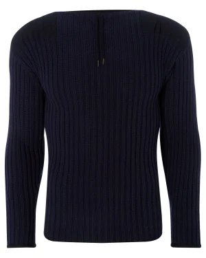 Women N.Peal James Bond Jumpers & Sweaters | Blue*007 Ribbed Army Sweater