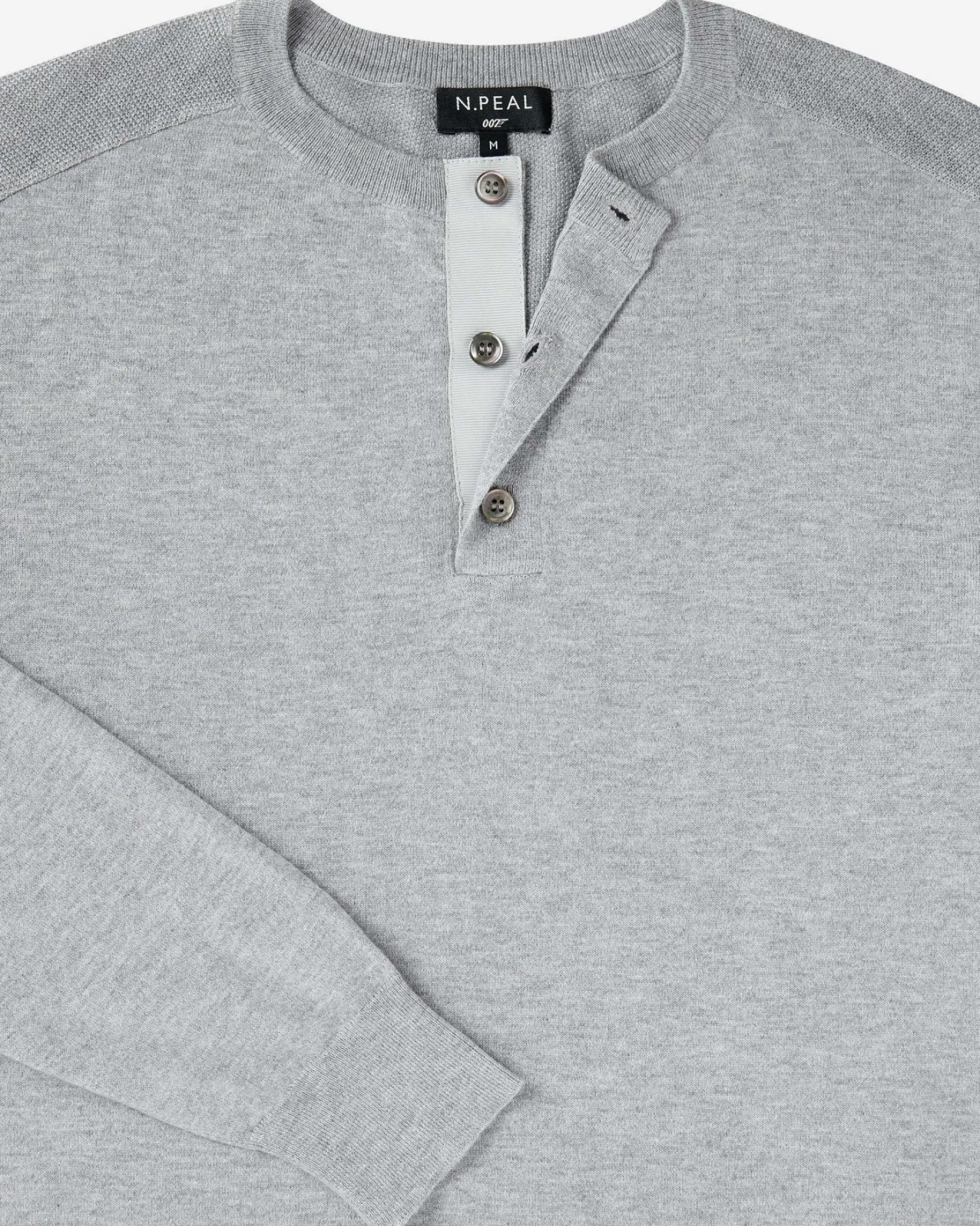 Women N.Peal James Bond Jumpers & Sweaters | James Bond Shirts*007 Round Neck Cotton Cashmere Henley