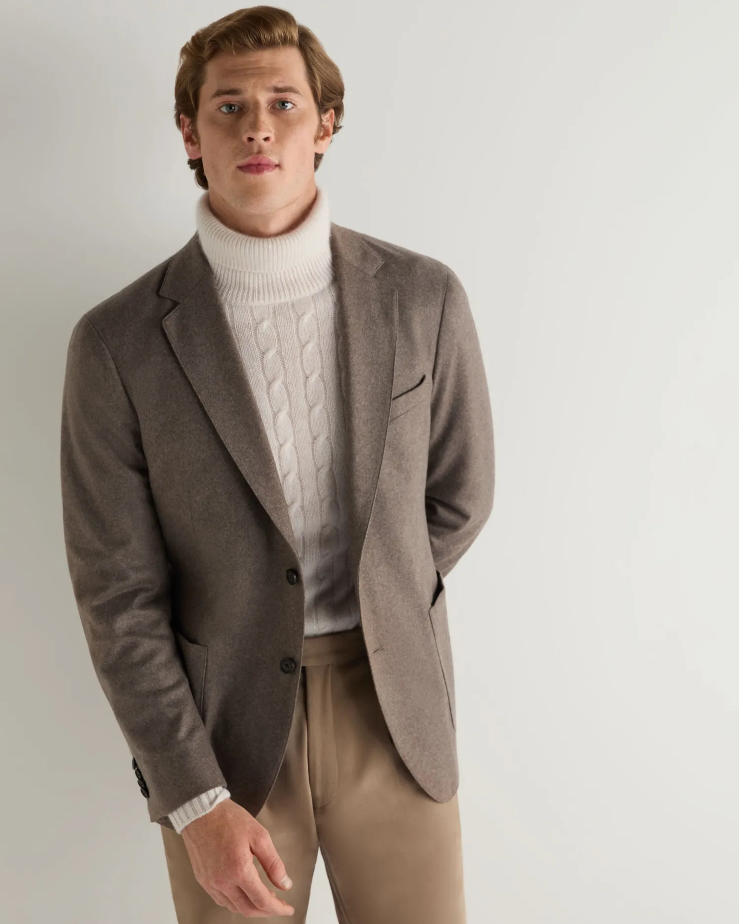 Women N.Peal James Bond Jackets | Natural*007 Ultra Soft Jacket