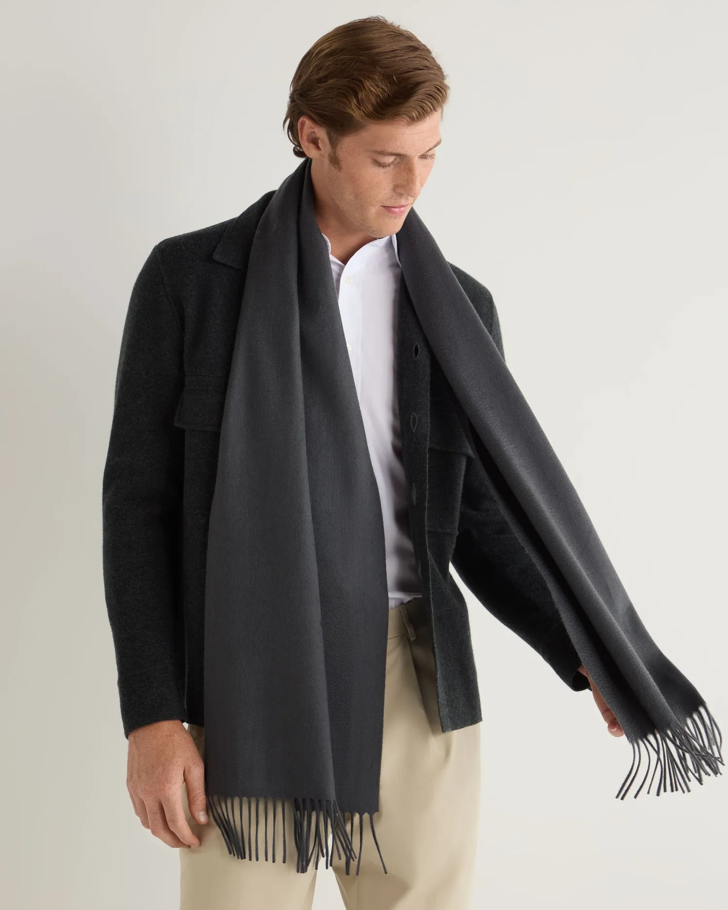 Women N.Peal Scarves | Cashmere Scarves*Unisex Large Woven Cashmere Scarf