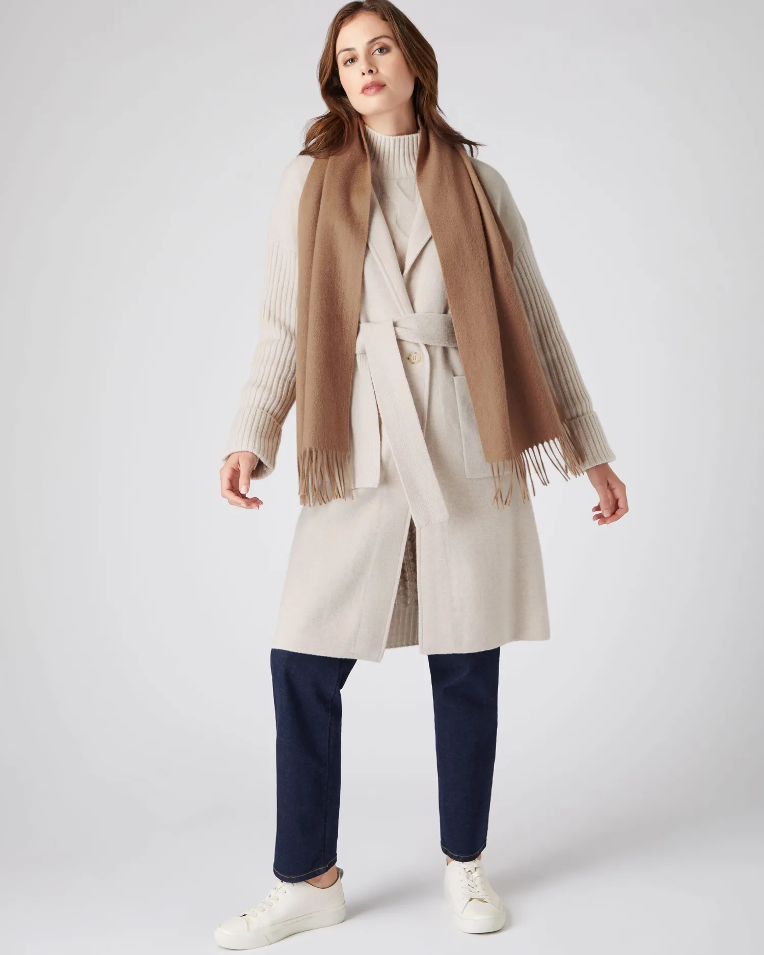 Women N.Peal Scarves | Cashmere Scarves*Unisex Woven Cashmere Scarf