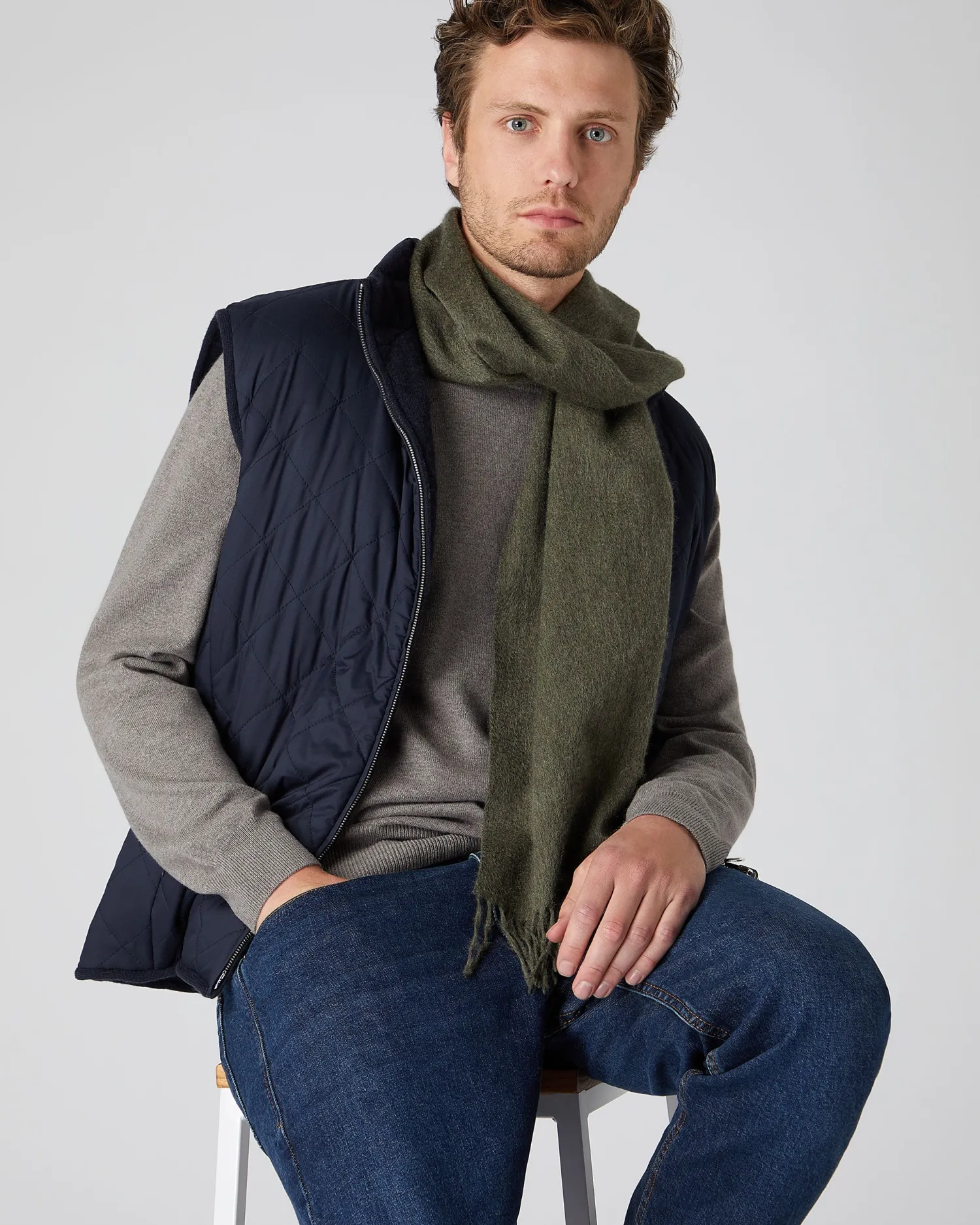 Women N.Peal Scarves | Cashmere Scarves*Unisex Woven Cashmere Scarf