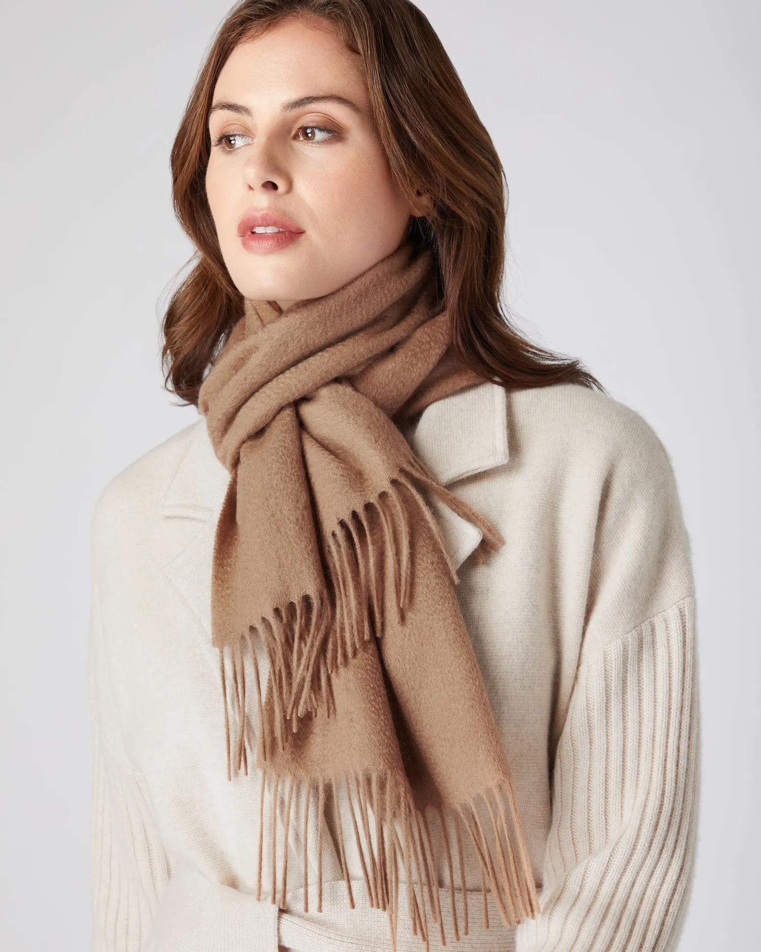 Women N.Peal Scarves | Cashmere Scarves*Unisex Woven Cashmere Scarf