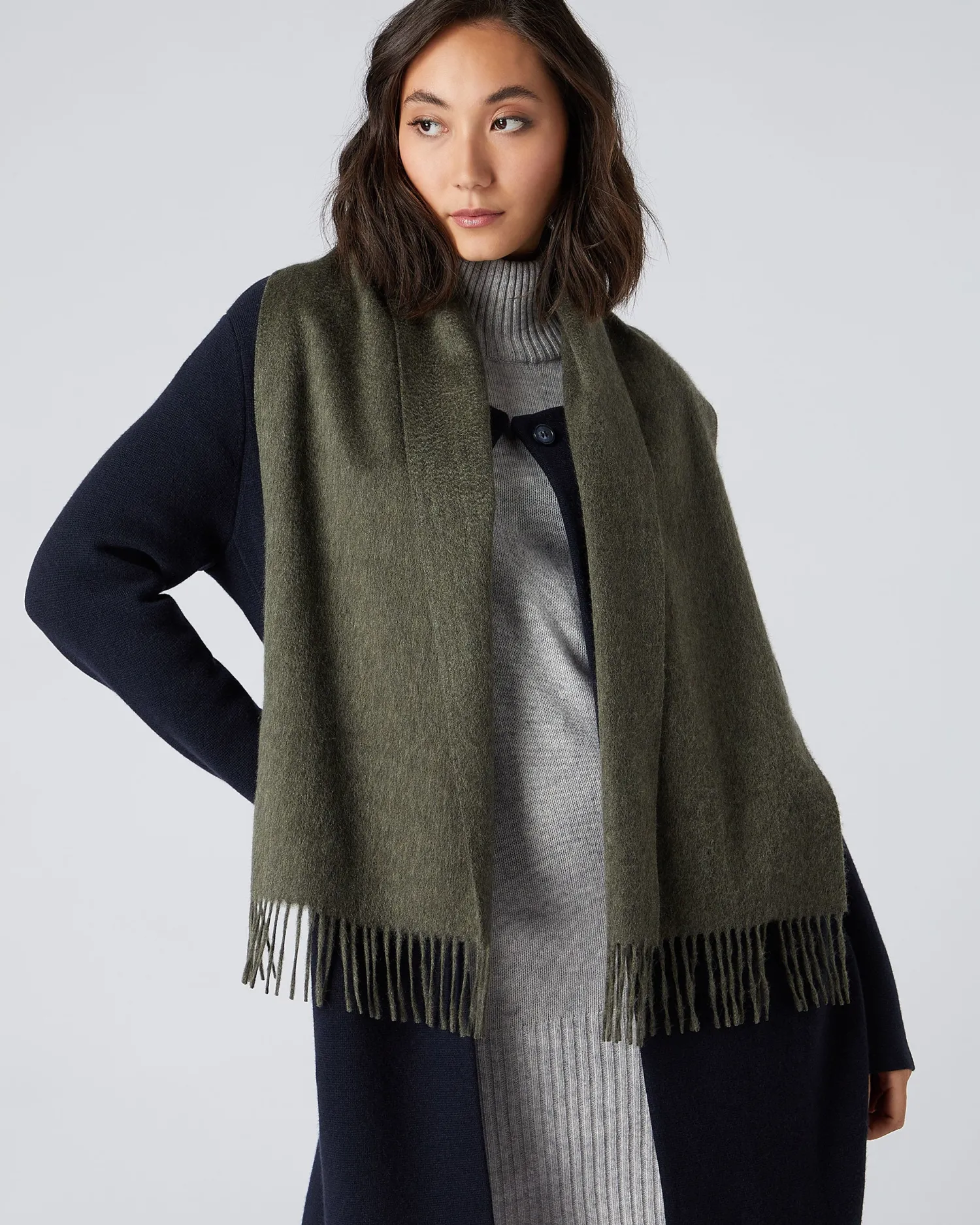 Women N.Peal Scarves | Cashmere Scarves*Unisex Woven Cashmere Scarf
