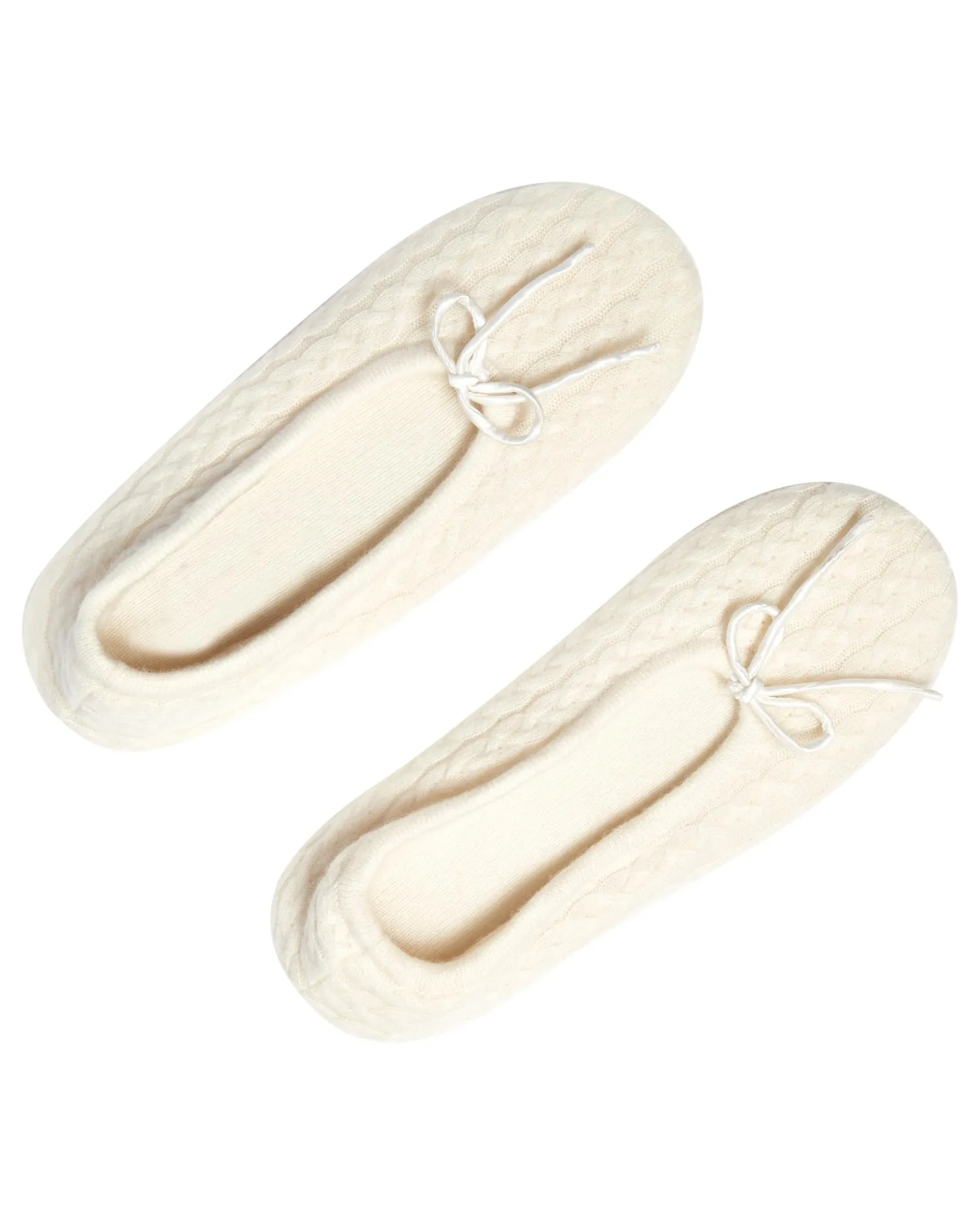 Women N.Peal Homeware | Slippers & Socks*Women's Cable Cashmere Slippers