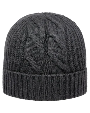 Women N.Peal Hats | Organic Cashmere*Women's Cable Rib Cashmere Hat