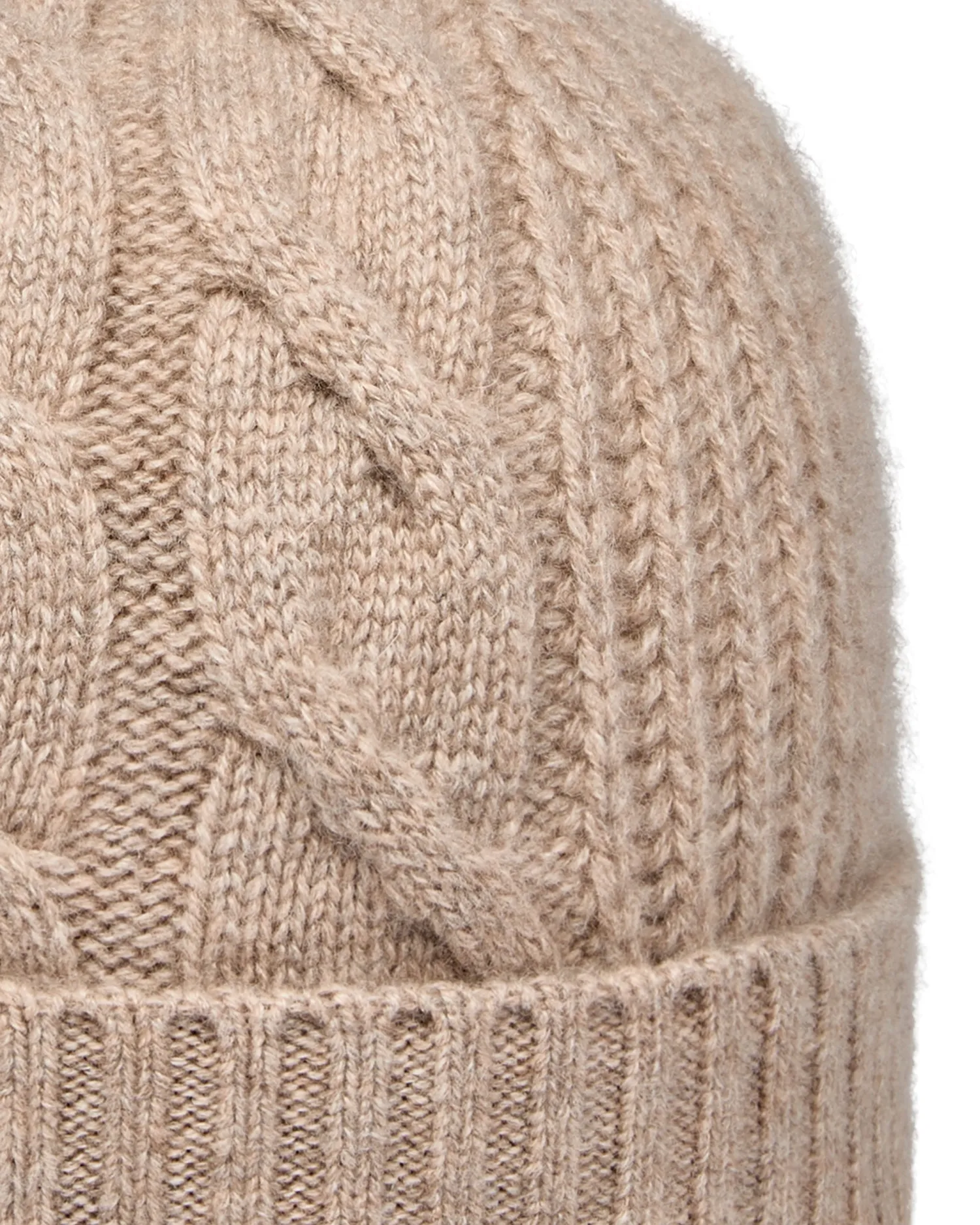 Women N.Peal Hats | Organic Cashmere*Women's Cable Rib Cashmere Hat